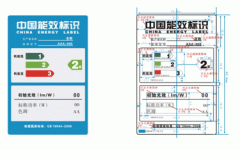 Style and specifications of China energy efficiency labeling