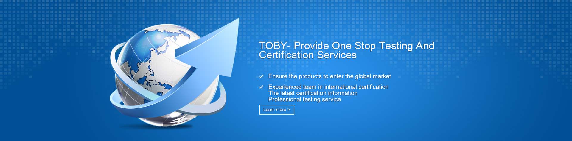TOBY-stop testing and certific